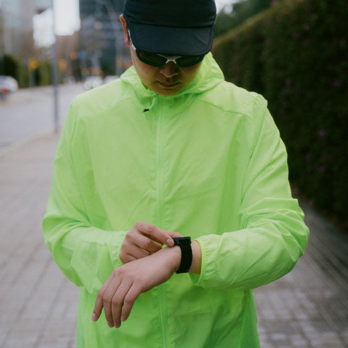 SUUNTO Run All Black Silicone Strap שעון ספורט וכושר בצבע שחור עם רצועת סיליקון