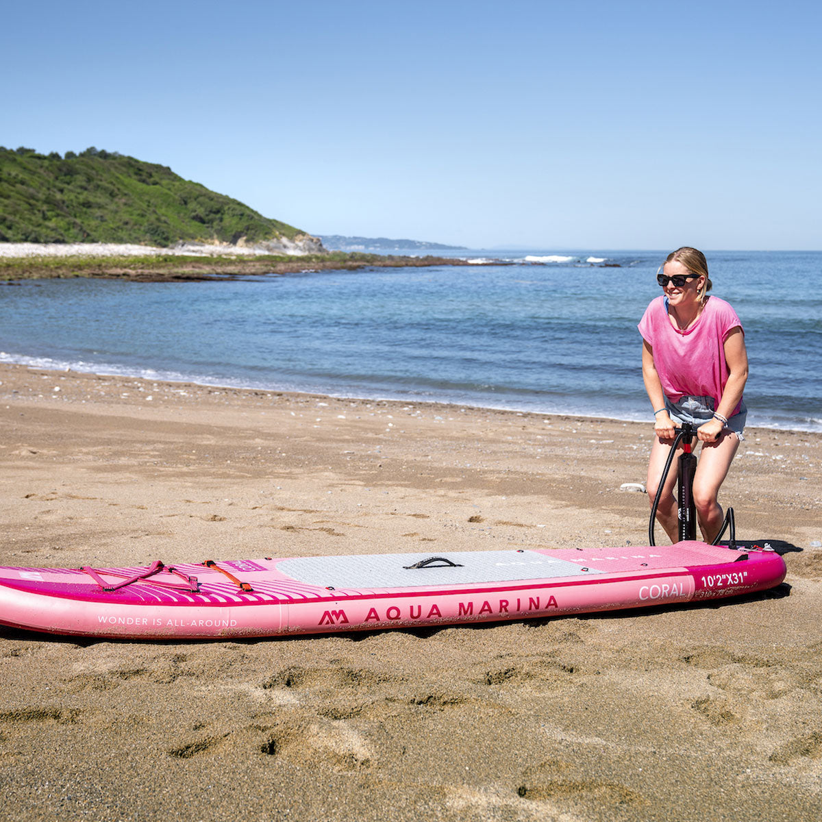 AQUA MARINA Coral Raspberry 10’2″ סאפ מתנפח