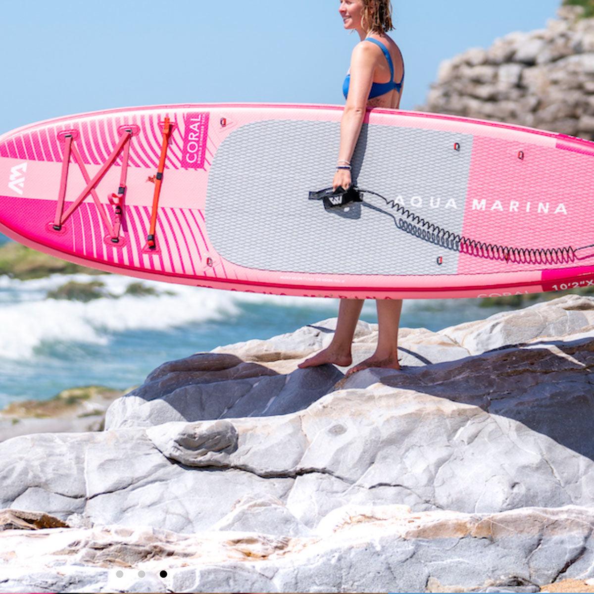 AQUA MARINA Coral Raspberry 10’2″ סאפ מתנפח