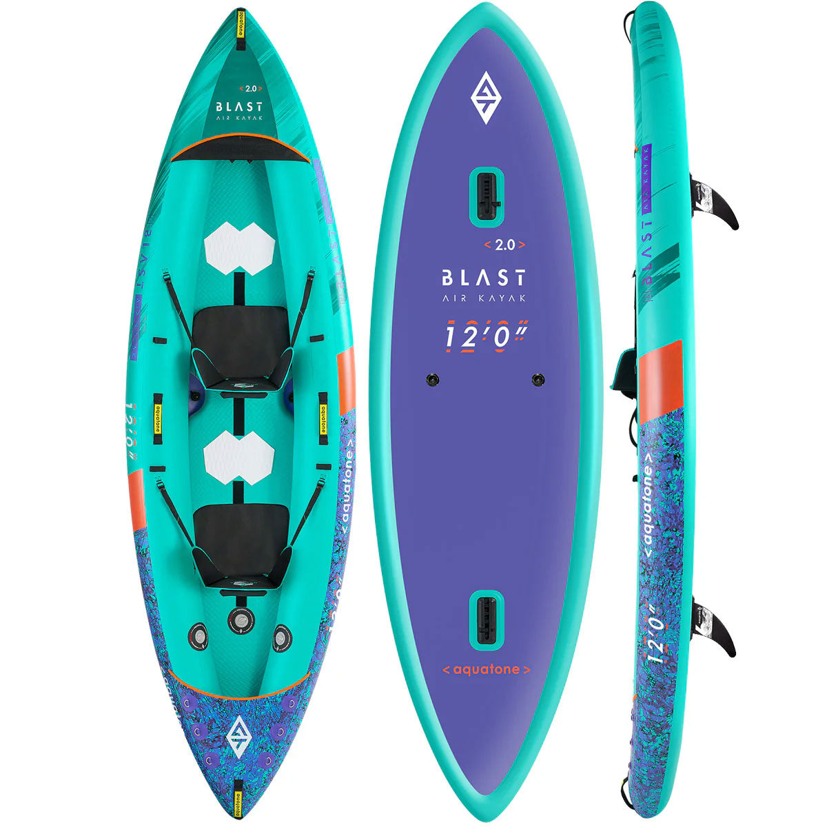 AQUATONE Blast 12’0″ קיאק זוגי