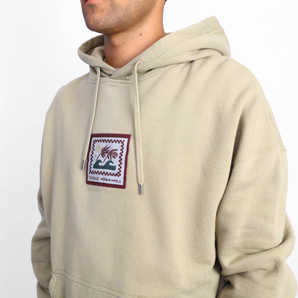 SOORUZ ATLAS Organic Sweatshirt Men קפוצ׳ון עם כובע מכותנה אורגנית