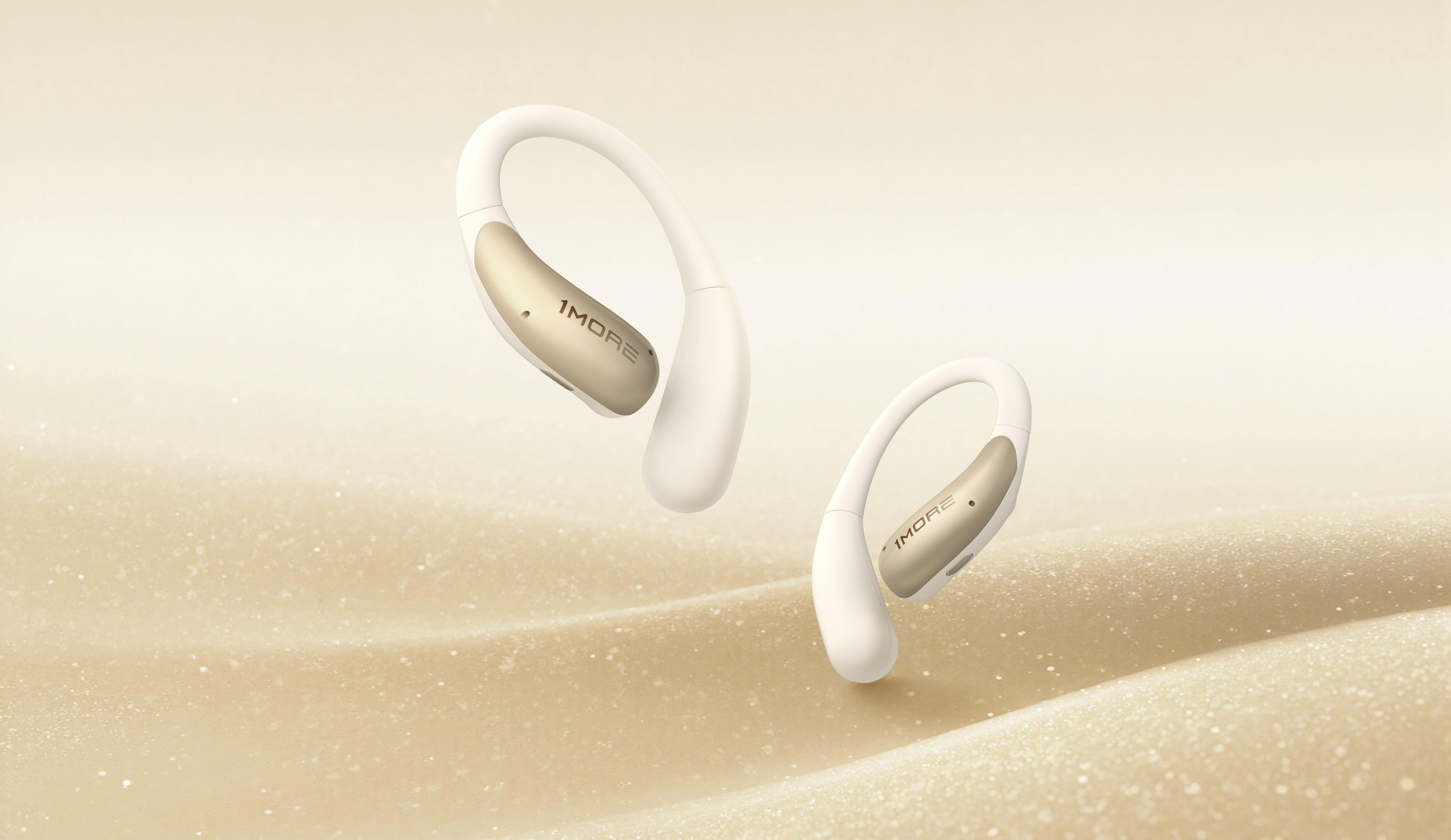 1MORE Open Earbuds S11 White אוזניות אלחוטיות אוזן פתוחה בצבע לבן - דוגית