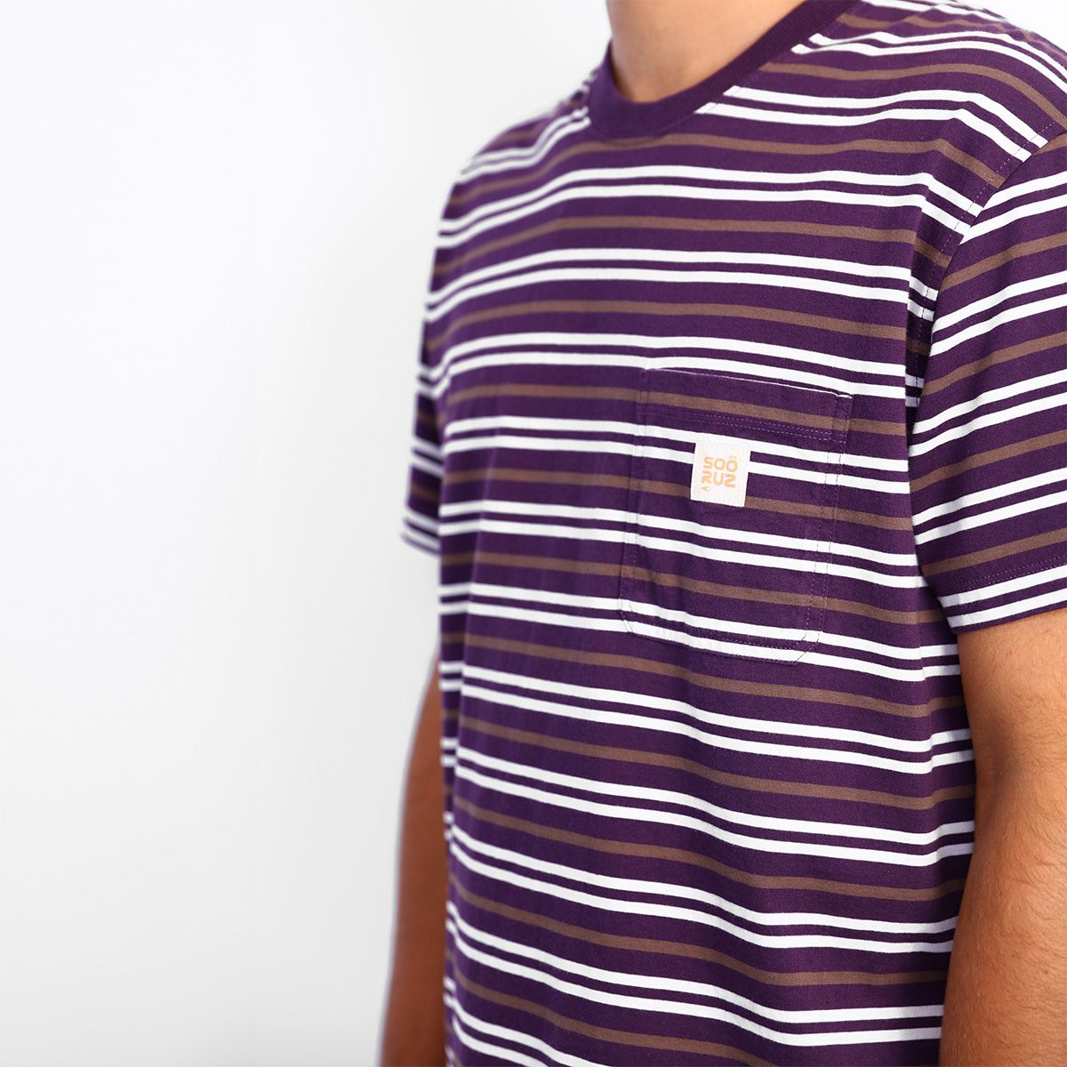SOORUZ BALMORAL Organic T-shirt Men חולצה קצרה עם כיס מכותנה אורגנית