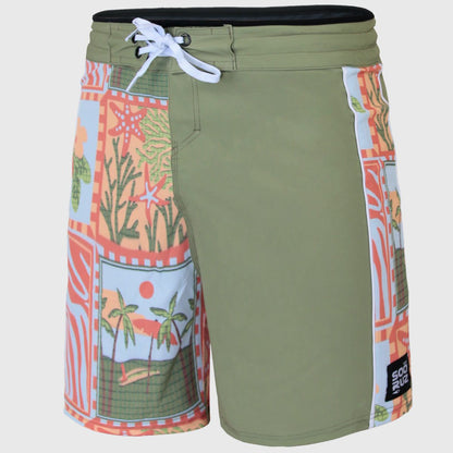 SOORUZ Boardshort Shred 18 CAYO COCO Men בגד ים מכנס גלישה 18 אינץ' לגברים