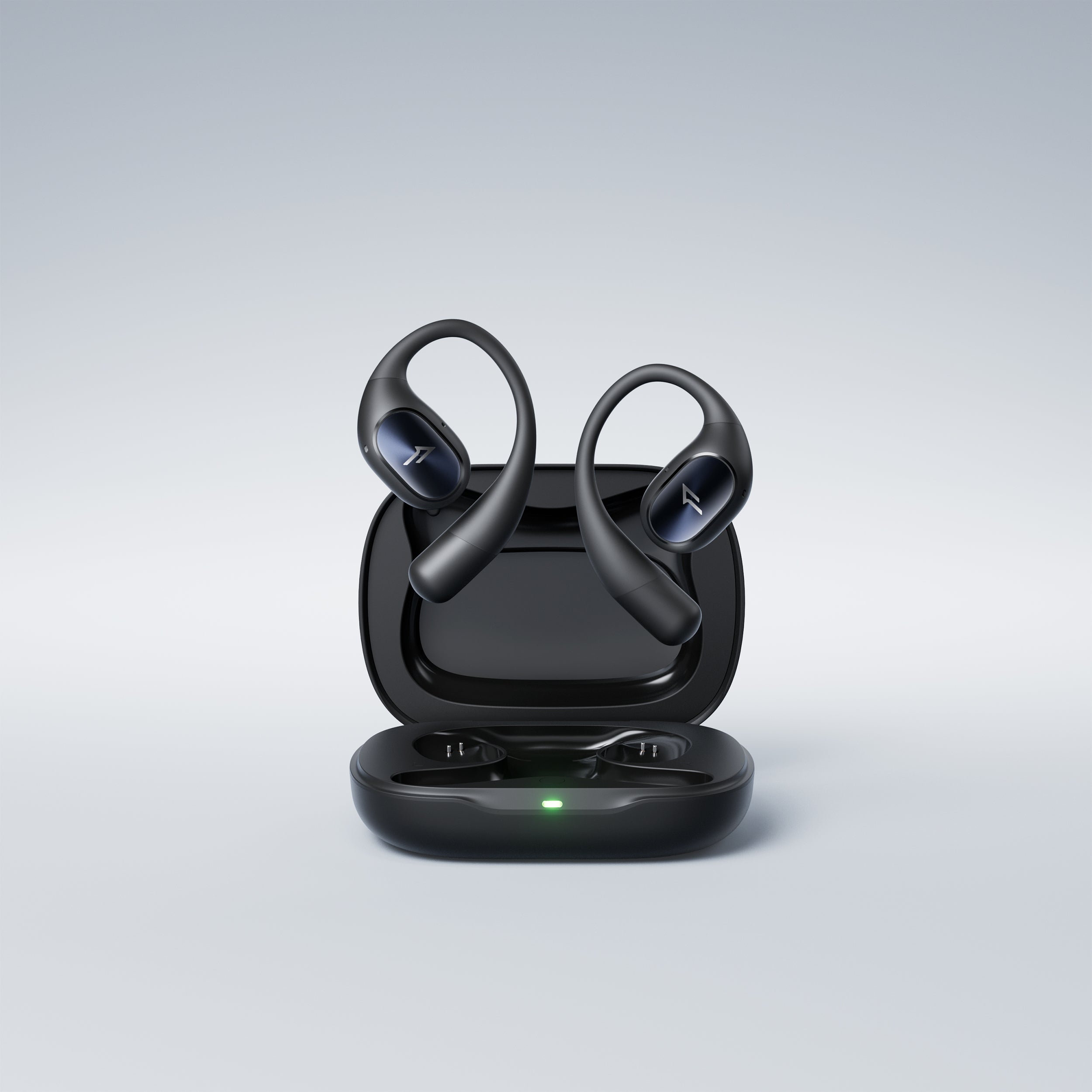 1MORE FIT SE Open Earbuds S31 אוזניות ספורט בטכנולוגיית אוזן פתוחה בצבע שחור