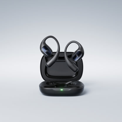 1MORE FIT SE Open Earbuds S31 אוזניות ספורט בטכנולוגיית אוזן פתוחה בצבע שחור