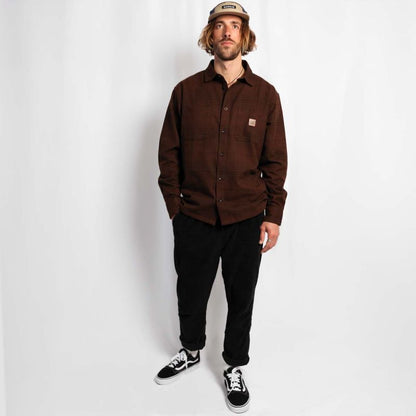 SOORUZ BUCH Flannel Shirt חולצת פלנל ארוכה מכותנה אורגנית - דוגית