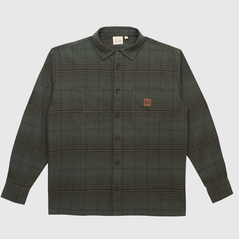 SOORUZ BUCH Flannel Shirt חולצת פלנל ארוכה מכותנה אורגנית - דוגית