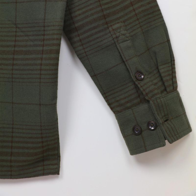 SOORUZ BUCH Flannel Shirt חולצת פלנל ארוכה מכותנה אורגנית - דוגית