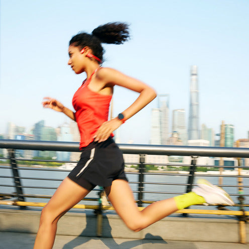 SUUNTO Run Coral Orange Silicone Strap שעון ספורט וכושר בצבע כתום עם רצועת סיליקון
