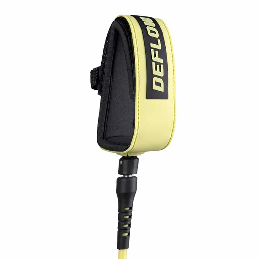 DEFLOW 8″ 7 mm Core Leash ליש לגלשן / סאפ / לונג בורד