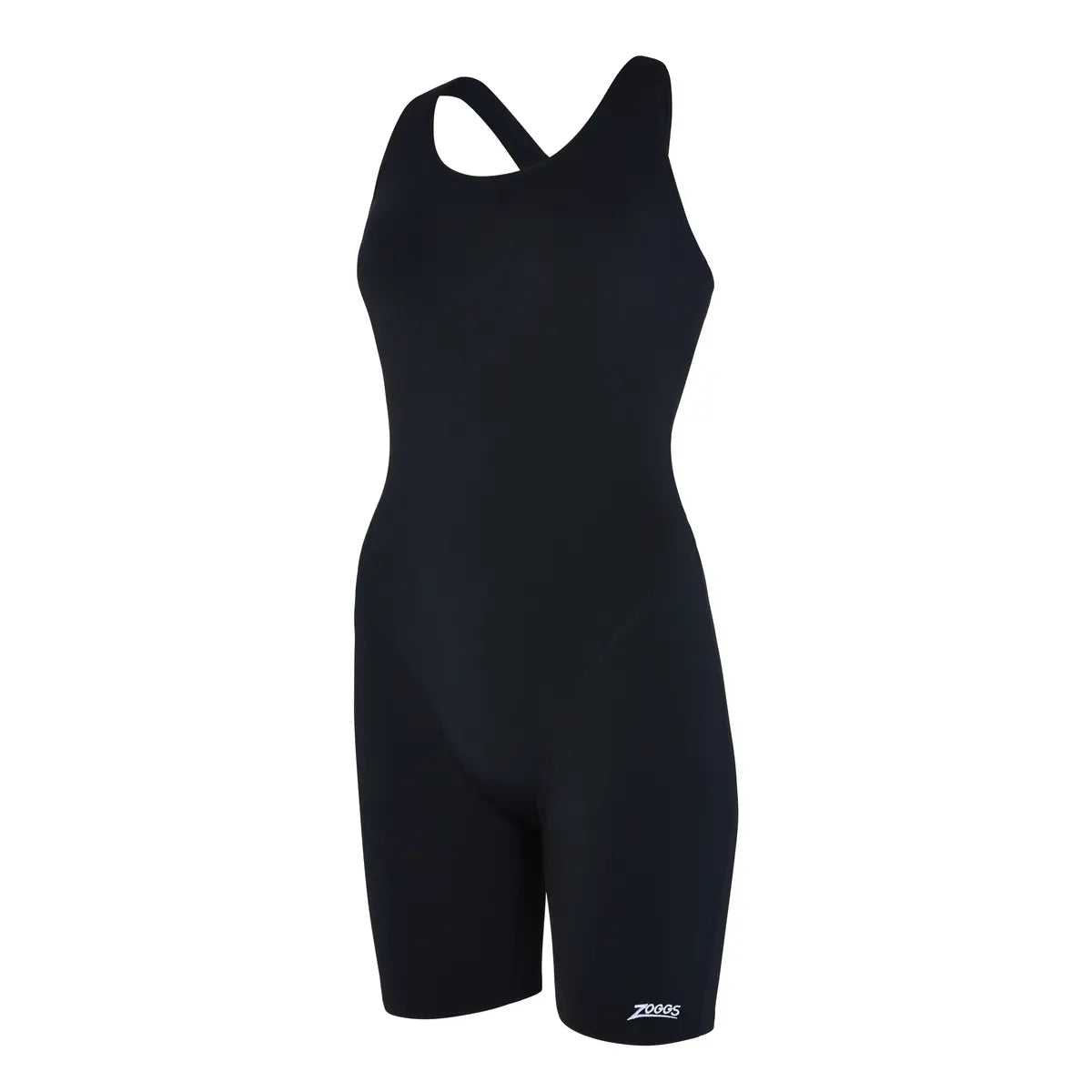 ZOGGS Cottesloe Black One Piece Legsuit בגד ים שלם עם מכנס לנשים