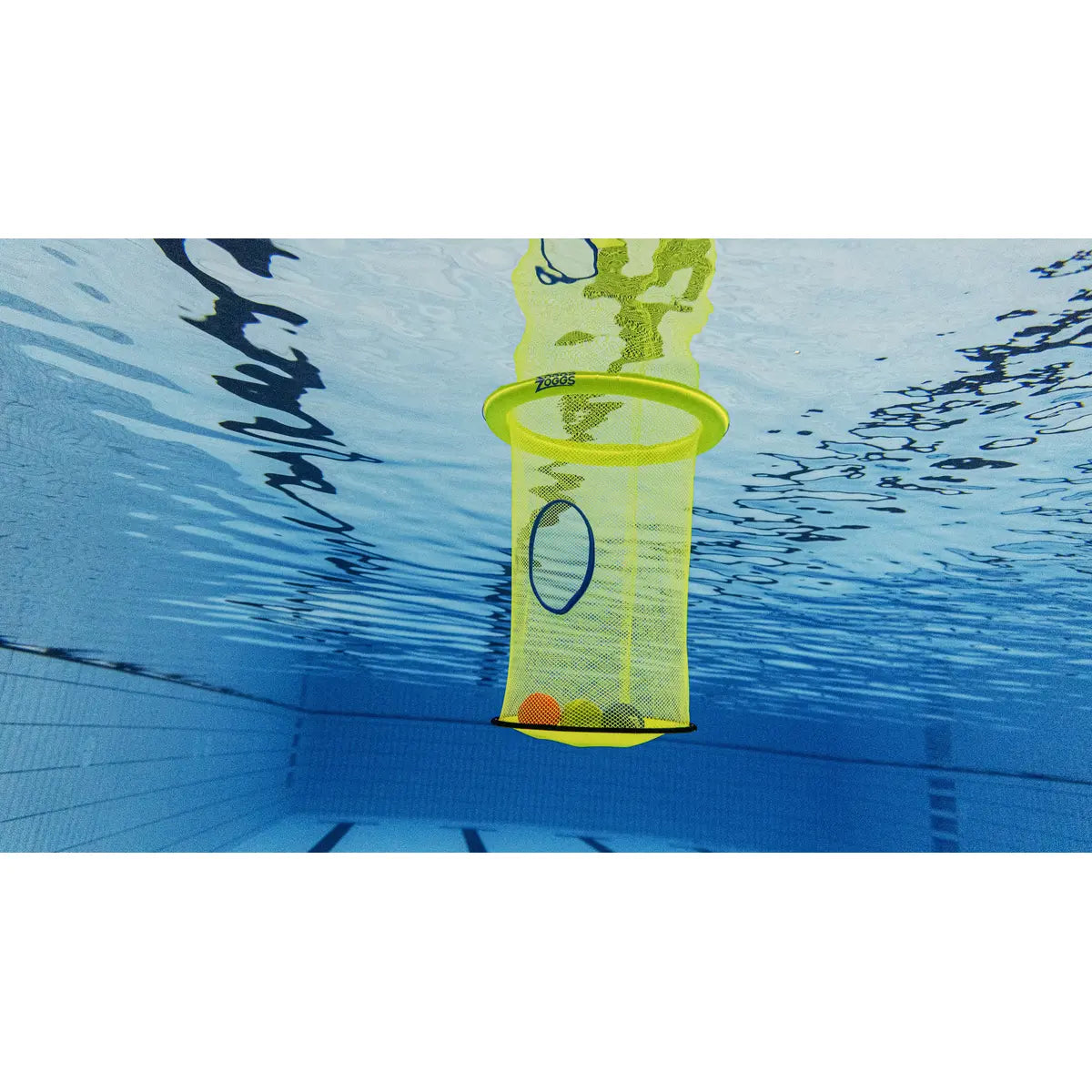 ZOGGS Dive & Drop Underwater Netball Game צעצוע בריכה סל ו 3 כדורים