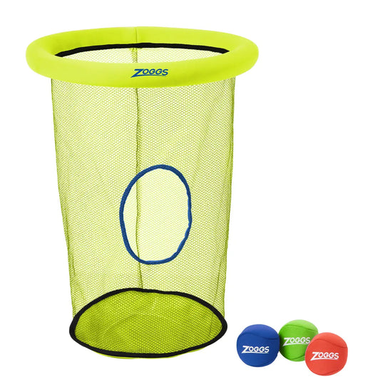 ZOGGS Dive & Drop Underwater Netball Game צעצוע בריכה סל ו 3 כדורים