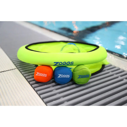 ZOGGS Dive & Drop Underwater Netball Game צעצוע בריכה סל ו 3 כדורים