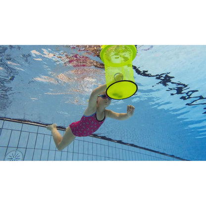 ZOGGS Dive & Drop Underwater Netball Game צעצוע בריכה סל ו 3 כדורים