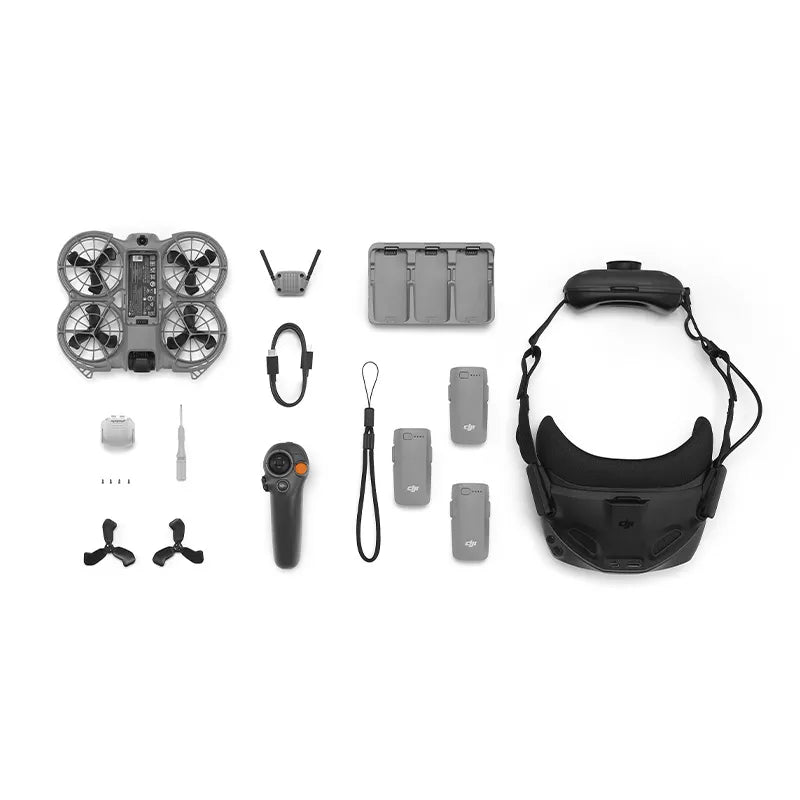 DJI Neo 2 Motion Fly More Combo ערכת רחפן קטן כולל שלט ומשקפי הטסה - דוגית