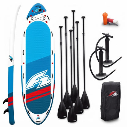 F2 Big Sup STAR 15.7 + 2 pumps + 6 paddles סאפ מתנפח ענק עם 6 משוטים ו 2 משאבות