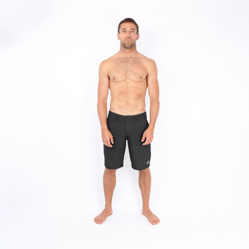SOORUZ Boardshort Engage 18 ARUBA Men Black בגד ים מכנס גלישה 18 אינץ' לגברים - דוגית