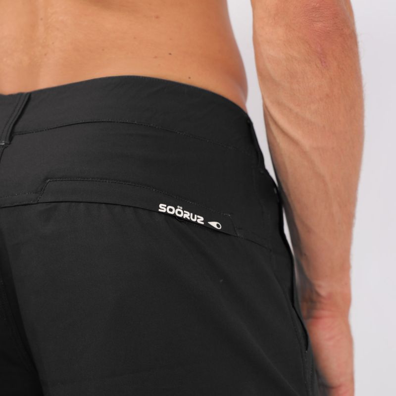 SOORUZ Boardshort Engage 18 ARUBA Men Black בגד ים מכנס גלישה 18 אינץ' לגברים - דוגית