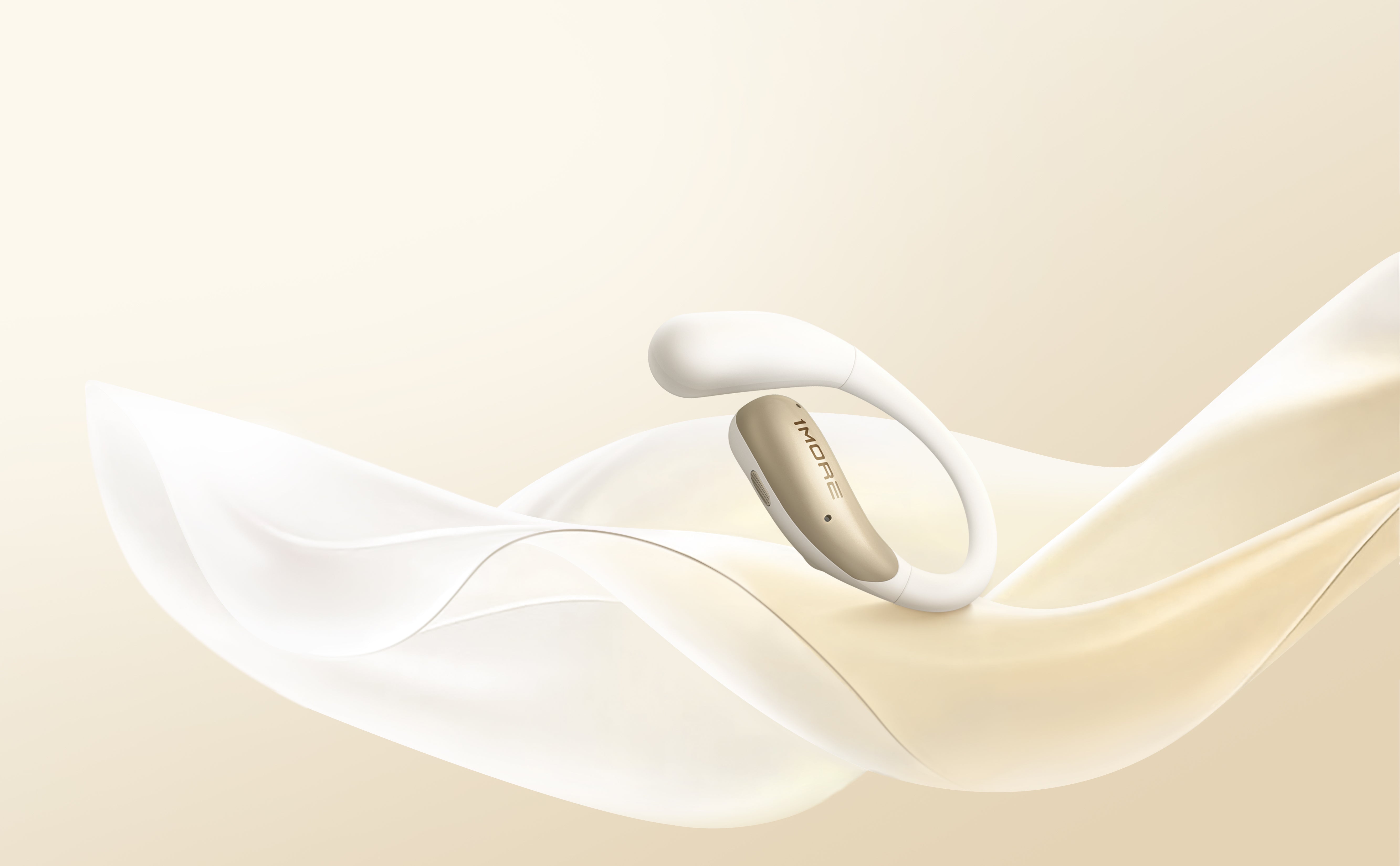 1MORE Open Earbuds S11 White אוזניות אלחוטיות אוזן פתוחה בצבע לבן - דוגית