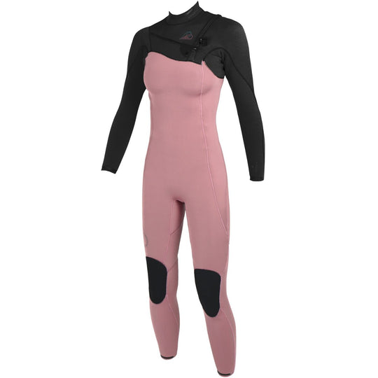 SOORUZ GURU PRO 3/2 Chest-Zip Oysterperne חליפת גלישה 2/3 מ"מ לנשים רוכסן חזה 2023 בצבע ורוד