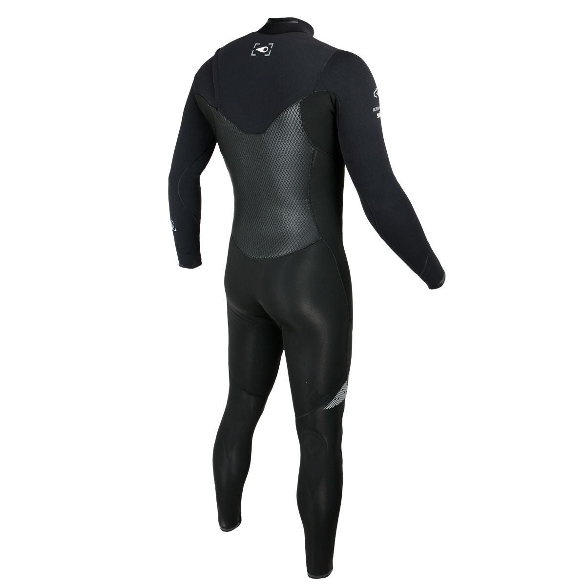 SOORUZ GURU PRO 3/2 Chest-Zip Oysterperne חליפת גלישה 3/2 מ"מ לגברים רוכסן חזה 2023 בצבע שחור