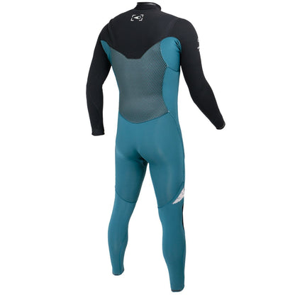 SOORUZ GURU PRO 3/2 Chest-Zip Oysterperne חליפת גלישה 3/2 מ"מ לגברים רוכסן חזה 2023 בצבע כחול