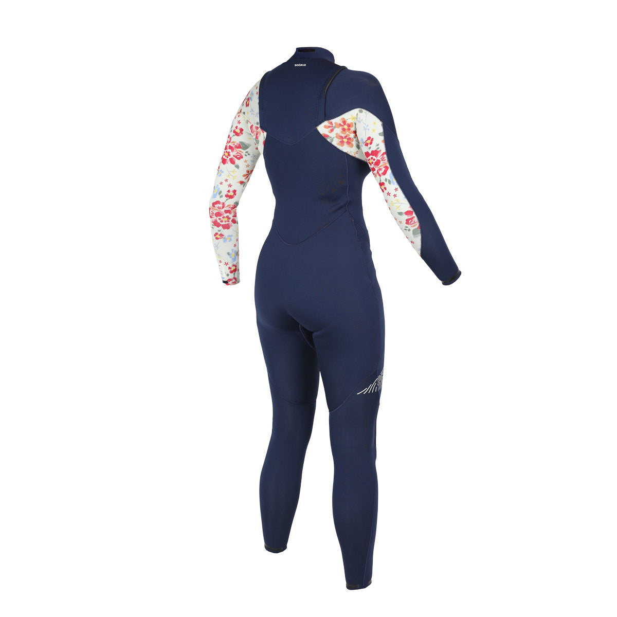 SOORUZ DIVINE 4/3 FZ Organic Oysterprene Navy חליפת גלישה לנשים 4/3 רוכסן קדמי בצבע כחול קיץ 2026
