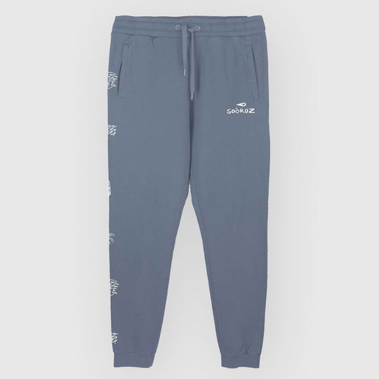 SOORUZ Sweatpants SESSION Men מכנסי כותנה ארוכים בצבע כחול