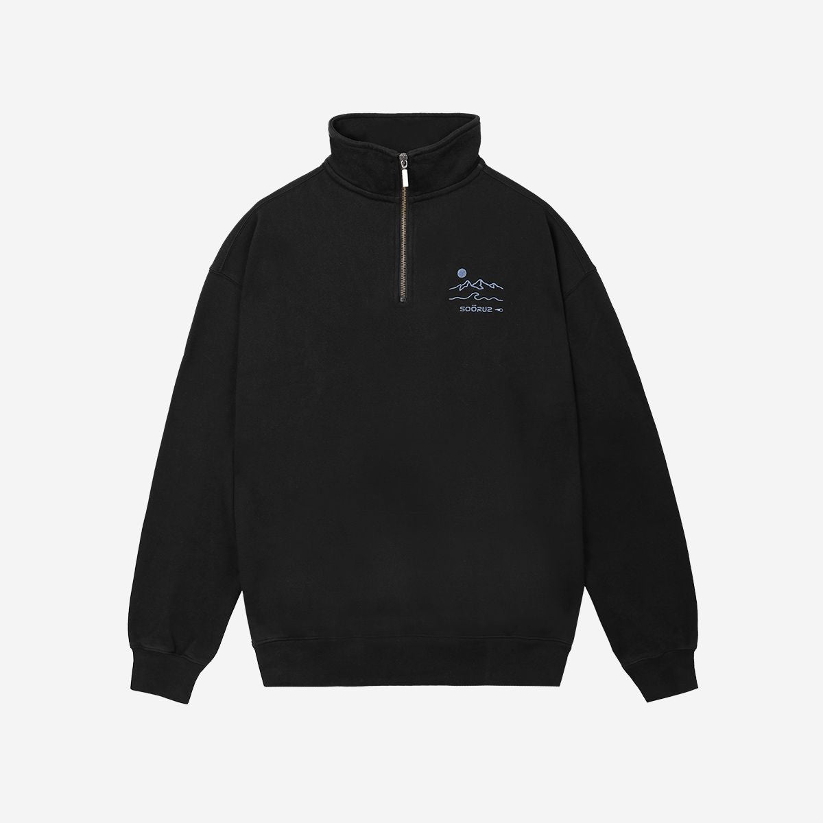 SOORUZ JOURNEY Organic Sweatshirt סוווטשירט רוכסן חצי מכותנה אורגנית