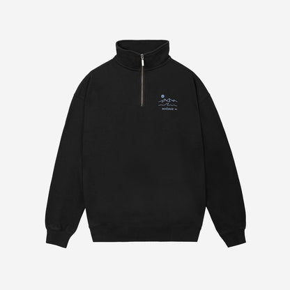 SOORUZ JOURNEY Organic Sweatshirt סוווטשירט רוכסן חצי מכותנה אורגנית
