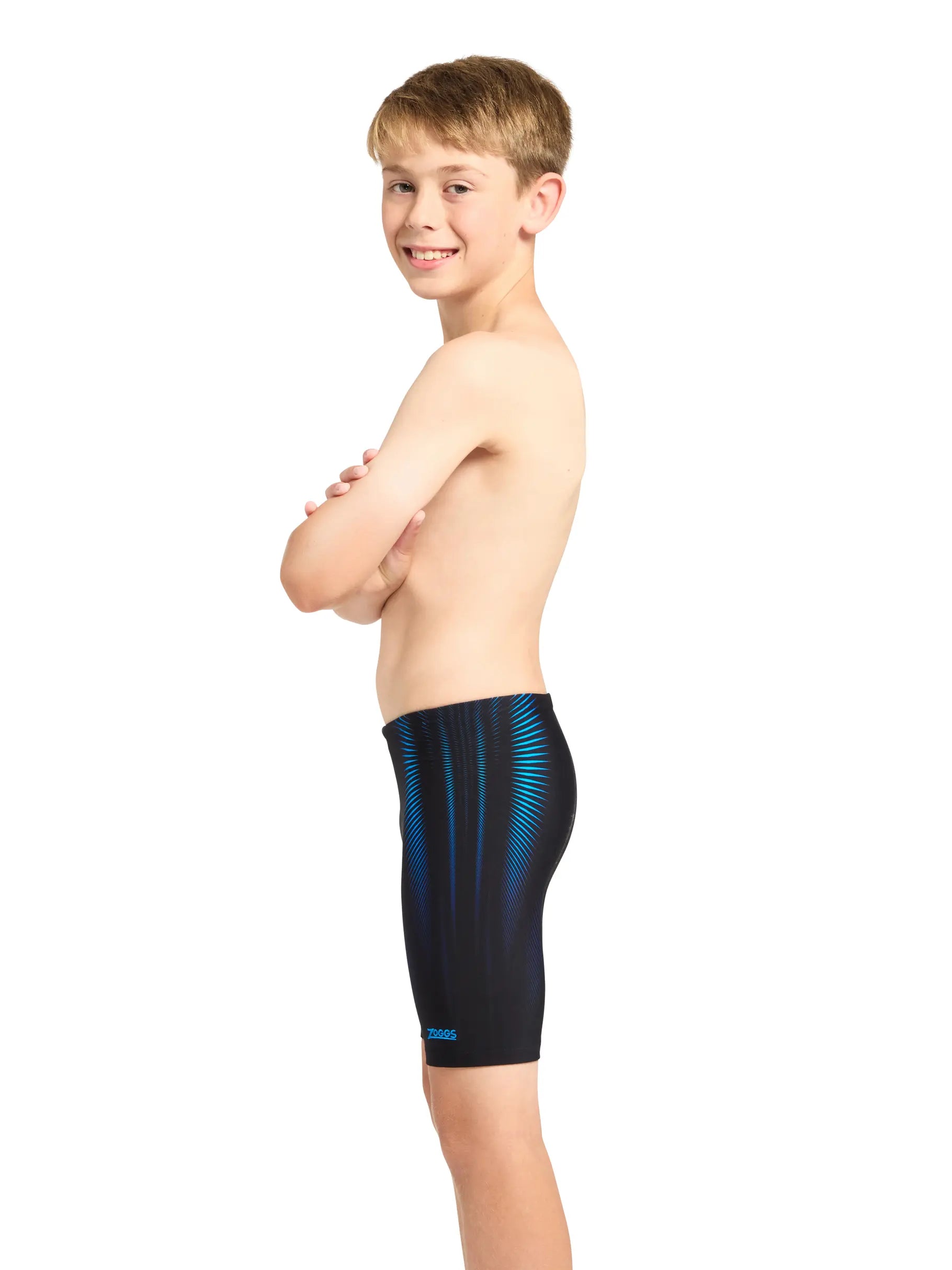 ZOGGS Boys Junior Boys Extender Mid Jammer מכנס בגד ים לילדים