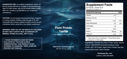 ADVANCED PLANT PROTEIN VANILLA