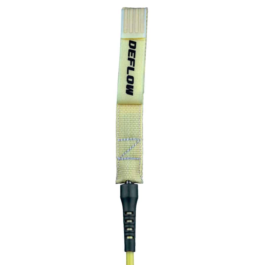 DEFLOW 8″ 7 mm Core Leash ליש לגלשן / סאפ / לונג בורד