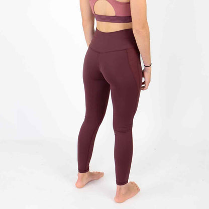 SOORUZ Legging Buerdos Burgundy מכנסי טייץ בצבע בורדו