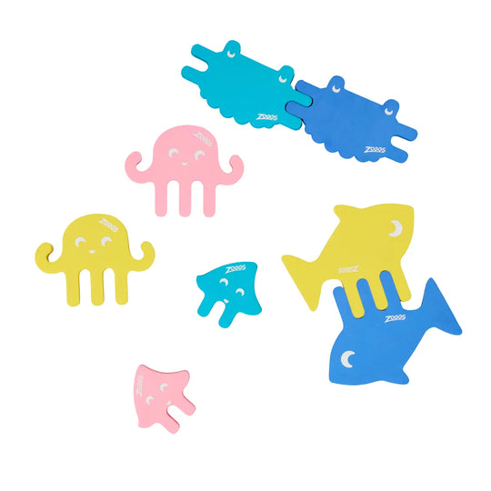 ZOGGS LinkMates Water Puzzle Water Toy צעצוע בריכה פאזל צף על פני המים