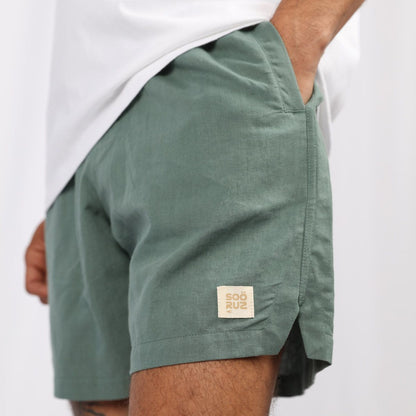 SOORUZ Short Linen LUZ מכנסי אופנה פשתן - דוגית
