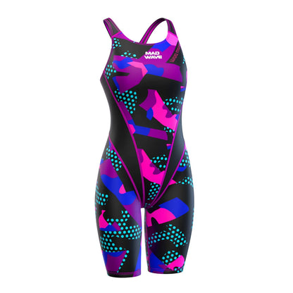 בגד ים נשים MAD WAVE Swimsuit antichlor Kneeskin
