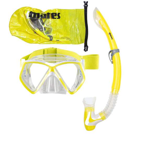 MARES Pirate neon JR + Dry Bag סט מסיכה ושנורקל לילדים