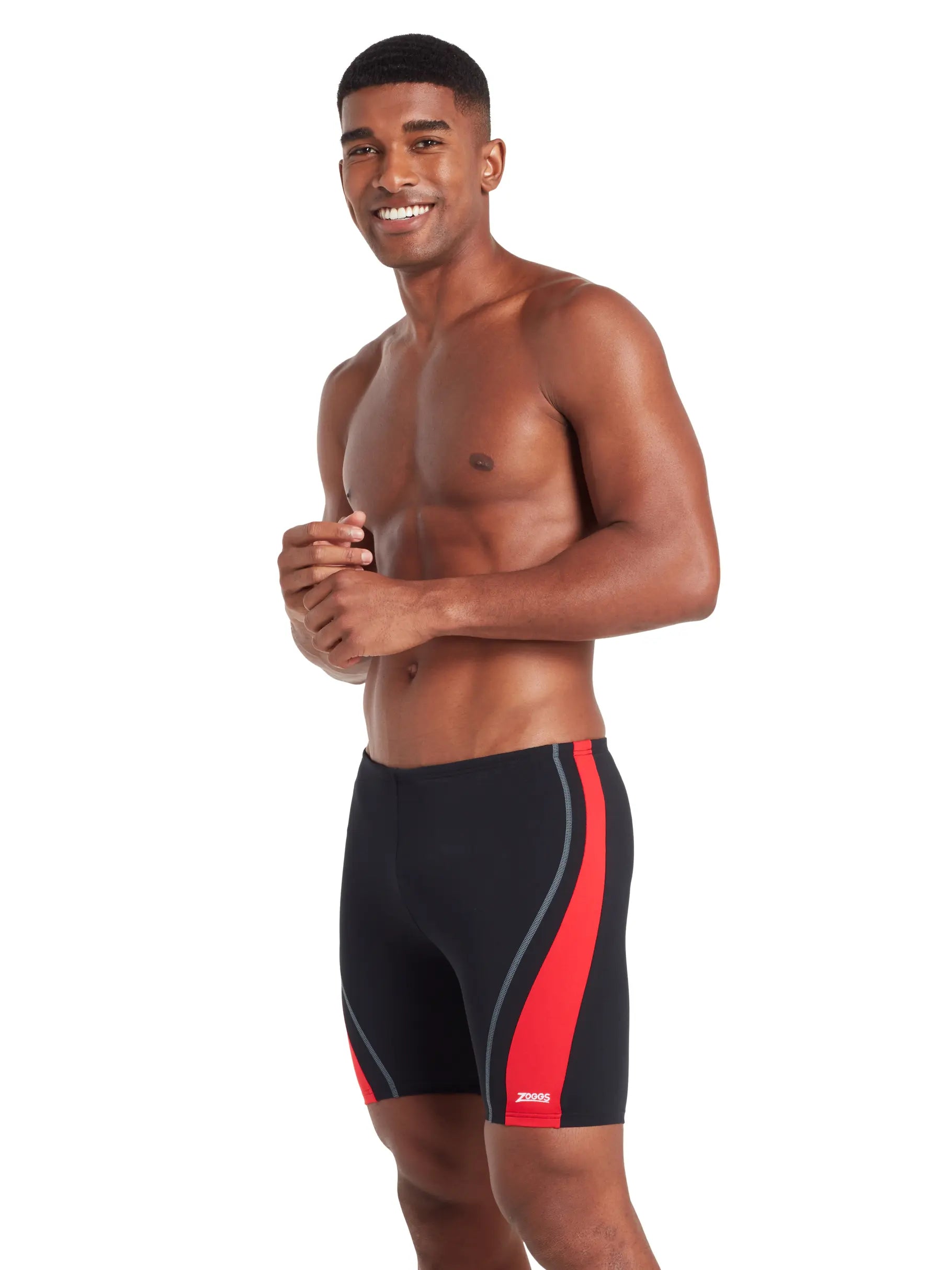 ZOGGS Mens Eaton Mid Jammer מכנס בגד ים לגברים
