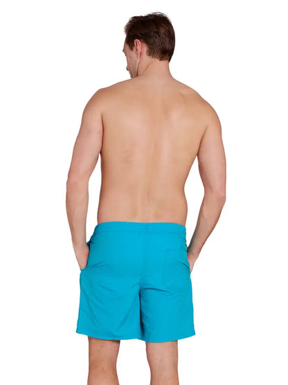 ZOGGS Mens Penrith 17 Inch Shorts - Ecodura מכנס בגד ים לגברים בצבע טורקיז