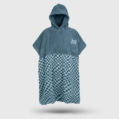 SOORUZ Poncho BLURRY מגבת פונצ'ו עם שרוולים קצרים