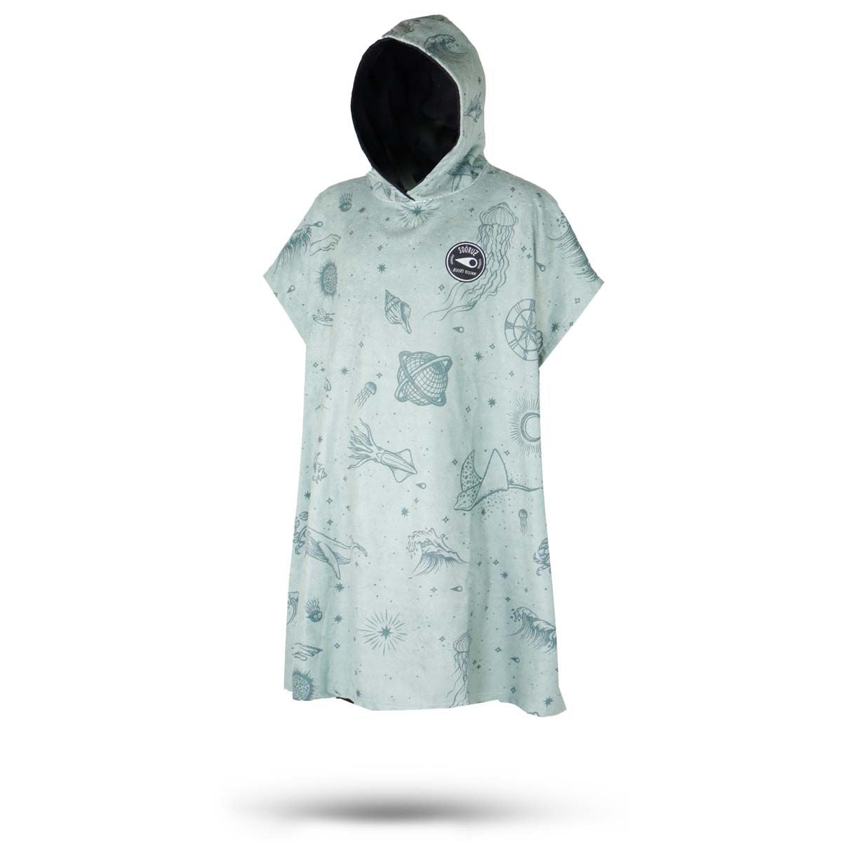 SOORUZ Poncho Calisto מגבת פונצ'ו עם שרוולים קצרים