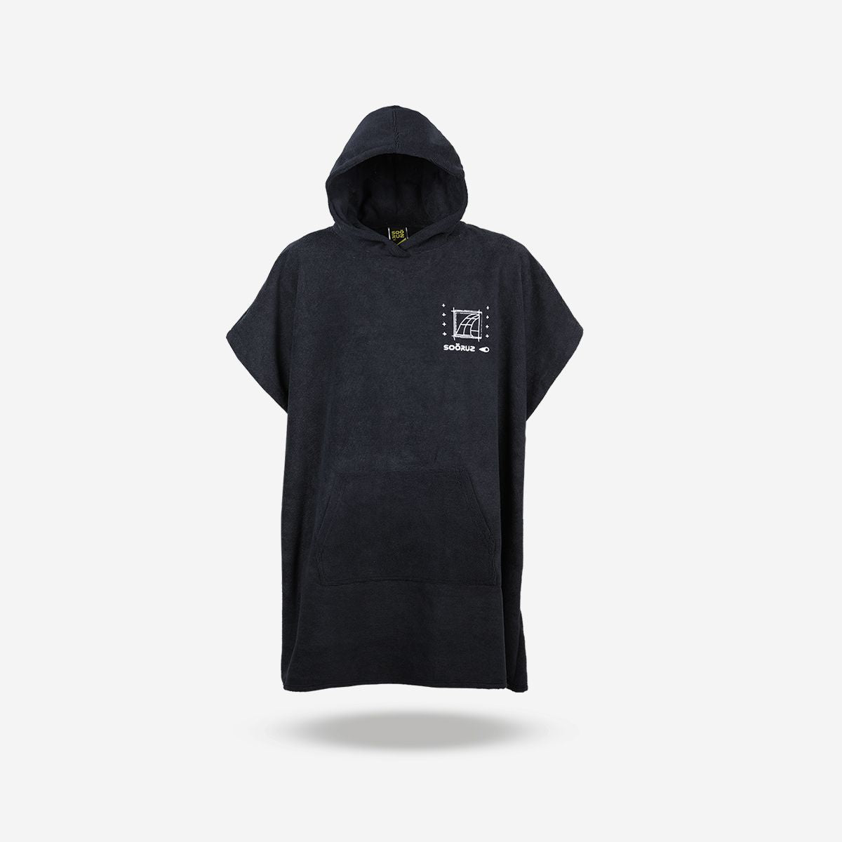 SOORUZ Poncho DRIFT מגבת פונצ'ו עם שרוולים קצרים