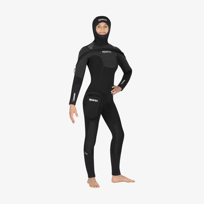 MARES Wetsuit Pro Therm 8/7 She Dives חליפת סרבל צלילה לנשים בעובי 7/8 מ"מ