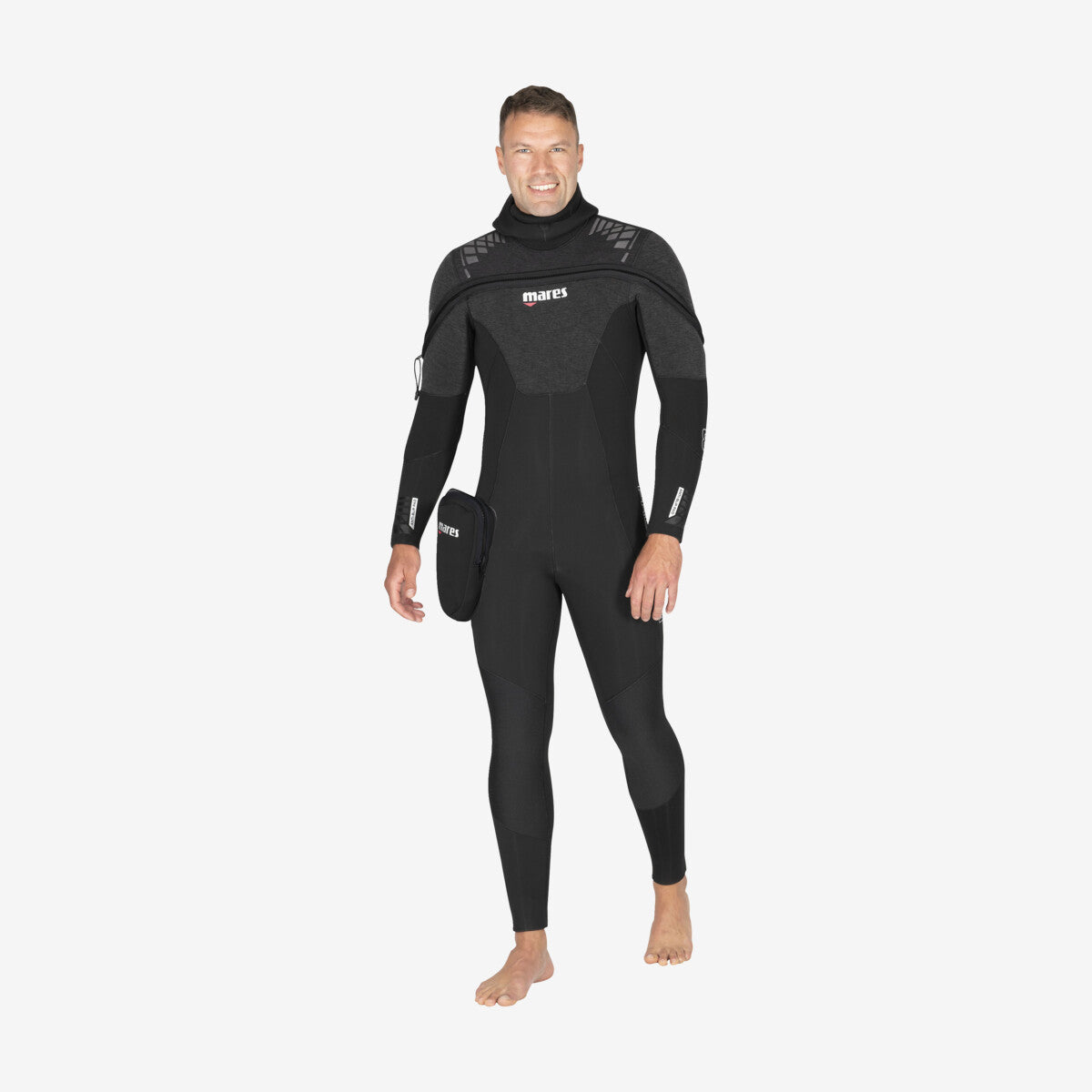 MARES Wetsuit PRO THERM 8/7 חליפת סרבל חצי יבשה לגברים בעובי 8/7 מ"מ