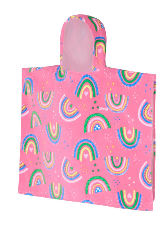 ZOGGS Rainbow Magento Poncho Hooded Towel מגבת פונצ׳ו לילדים