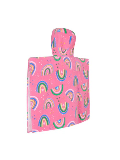 ZOGGS Rainbow Magento Poncho Hooded Towel מגבת פונצ׳ו לילדים