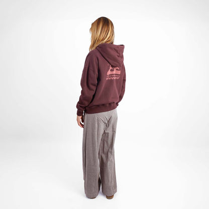 SOORUZ RISE Organic Sweatshirt Women קפוצ׳ון עם כובע לנשים מכותנה אורגנית - דוגית